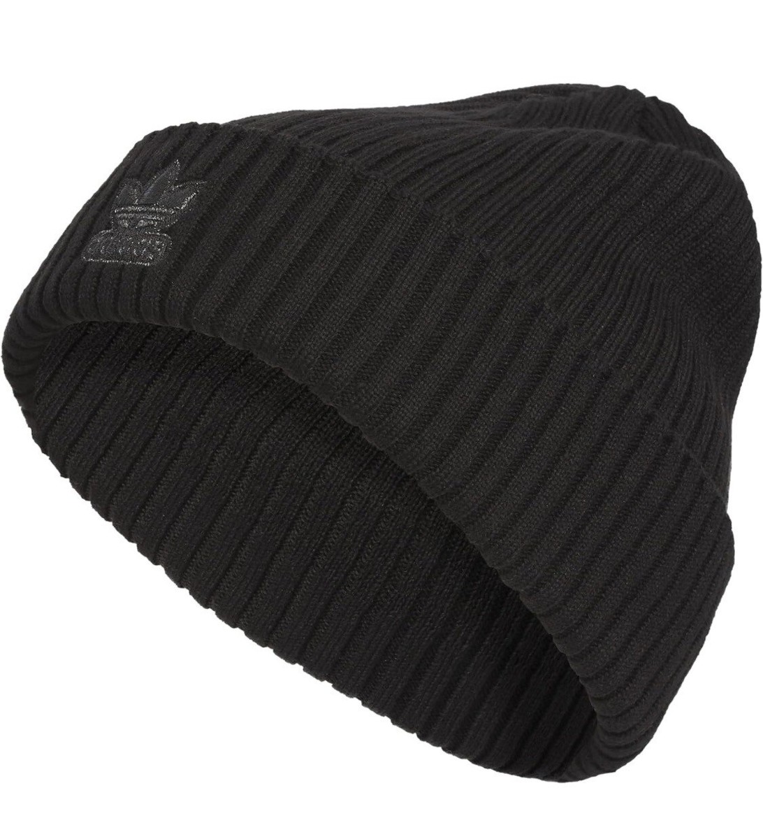 【アディダス】adidas Originals Womens Beanie adidas Womens Beanie Flurry Cuff Fold Black NEW winter cap