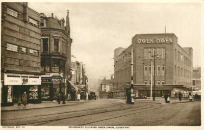 Coventry Warwickshire Broadgate Showing Owen Owen England OLD PHOTO