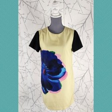 Cece by Cynthia Steffe Watercolor Floral Print Shift Dress | Women's 0