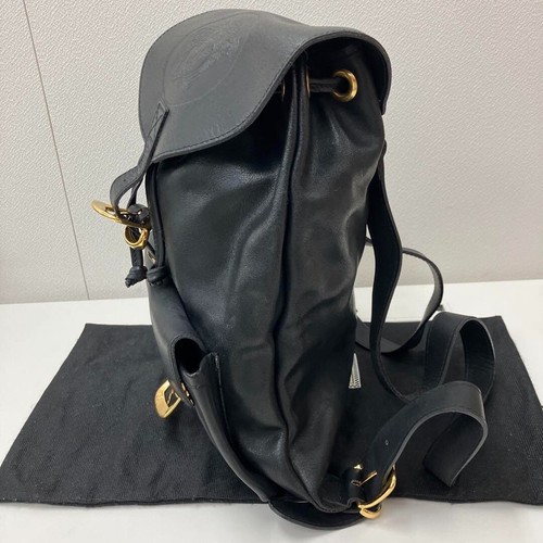 Gianni VERSACE Leather Backpack with Medusa Emblem Rare Limited Collectible USED - Picture 7 of 10