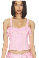 We are HAH/Revolve Seams Like A Princess Corset in Rose Quartz Size S/M/L Y1