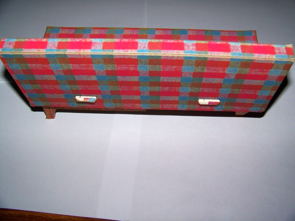 VINTAGE 1962 BARBIE DREAM HOUSE LIVING ROOM FURNITURE SOFA COUCH eBay