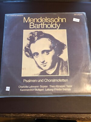 Mendelsohn- Psalmen/ Choralmotetten LP Frieder Bernius 2365f