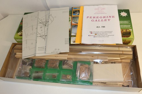 sergal Bausatz 786 Schiff Segelschiff Peregrine Galley 1700 Wooden Kit 1:60 - Picture 8 of 9