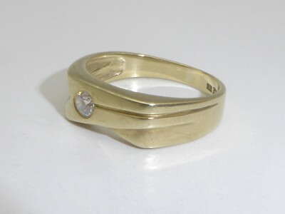 Ring 333 Gold 8K Gelbgold 3,5 g Goldring Unisex RG 60 - 19,1 mm 7378