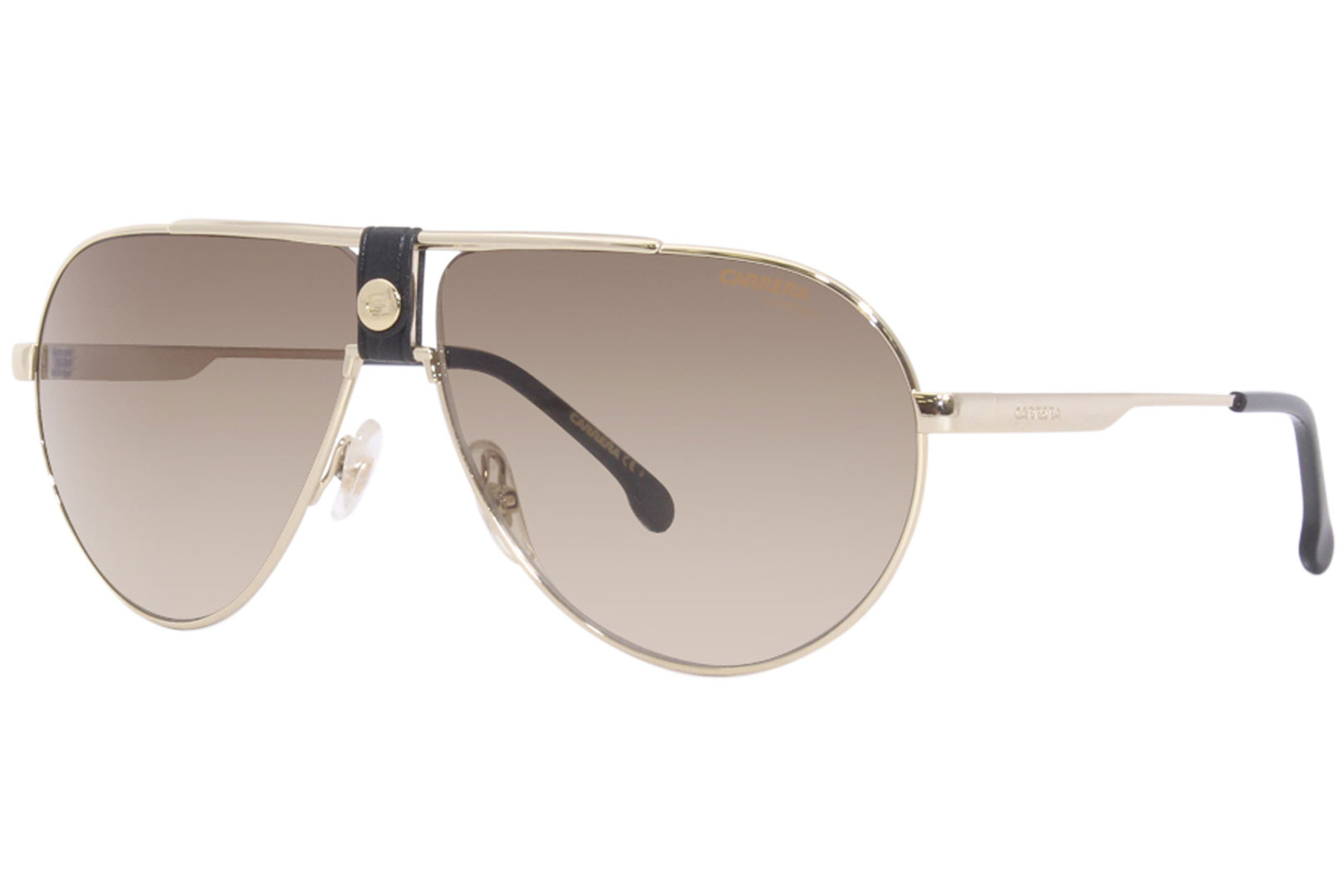 Солнцезащитные очки Carrera 1033S J5GHA мужские золотыечерныекоричневые Gradient Pilot 63 мм 19890₽