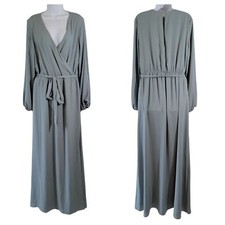 NEW SHOW ME YOUR MUMU Weddings Lady Long Sleeve Wrap Dress XXL