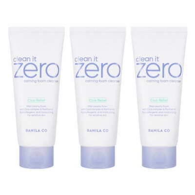 BANILA CO Clean It Zero Calming Foam Cleanser 150ml*3Pcs - FREE SHIPPING