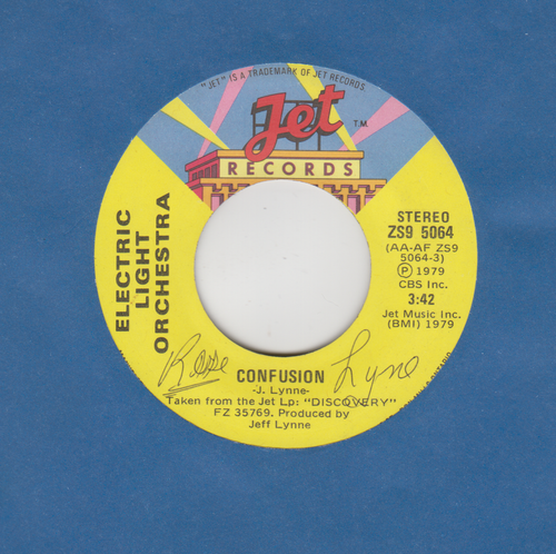 45 RPM- 7'' - ELECTRIC LIGHT ORCHESTRA / CONFUSION - POKER - 第 1/2 張圖片