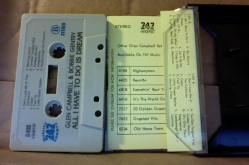 4 CASSETTE SEALED Patsy Cline Greatest Johnny Cash Waylon Jennings Glen Campbell - Picture 8 of 10