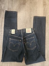 Levi's Premium Men's 501 Straight Leg High Rise Button Fly Jeans Blue New