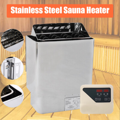 Electric Outdoor Steam Sauna Heater Stainless Steel 6/9KW for Spa Steam Room