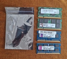 4 x 2GB sticks - 2GB Laptop Ram Memory KINGSTON AND NCR