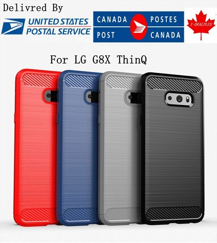 LG G8 ThinQ/G8S/G8X ThinQ TPU Cepillado Estuche/Cubierta Suave/A Prueba de Golpes/Ultra Delgado - Imagen 20 de 26