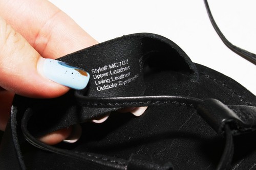 NEW Madewell The Boardwalk Lace-Up Sandal Black Leather size 7 - Picture 4 of 4
