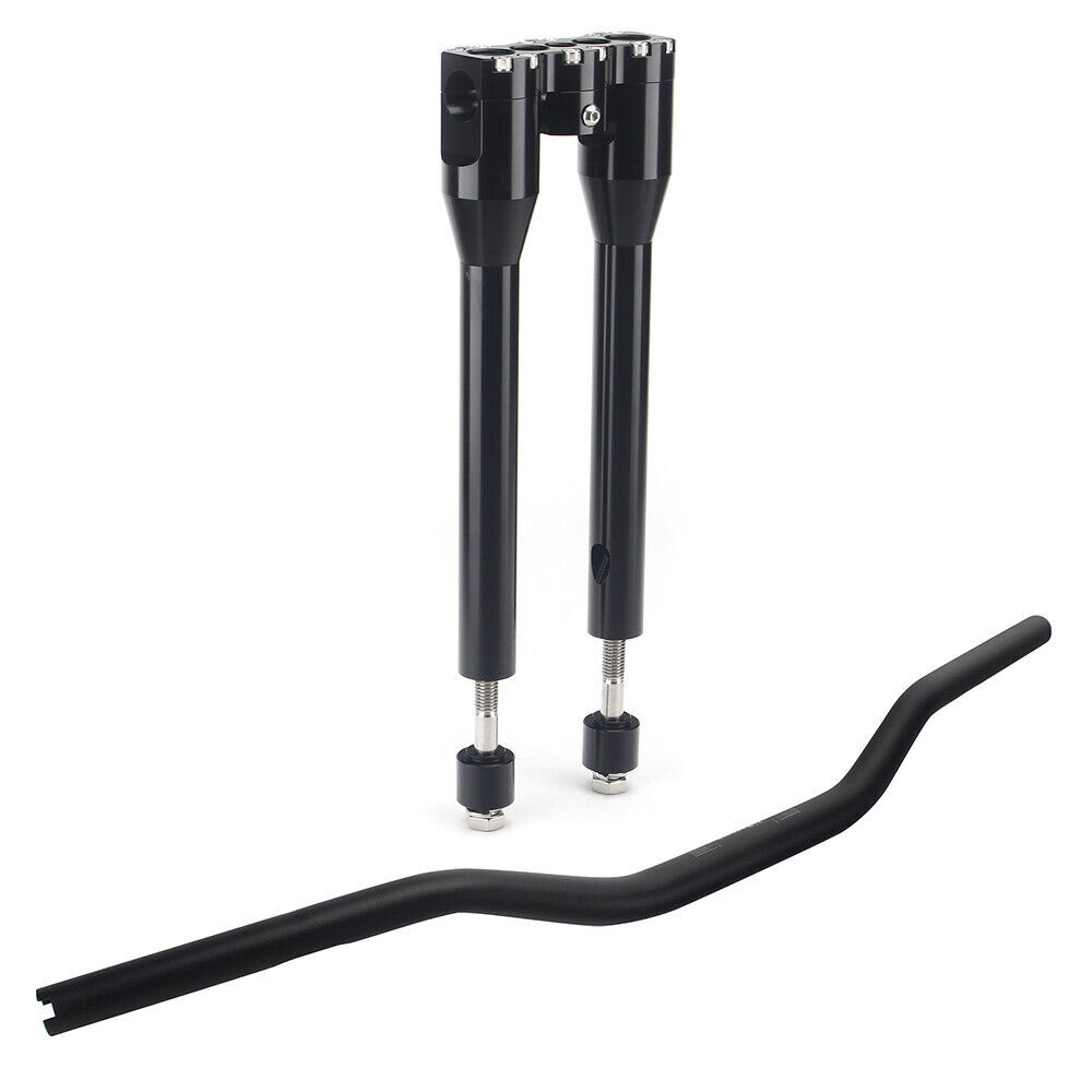 1-1/8" Handlebar & Riser For Harley Dyna FXD FXDC Low Rider FXDL Street Bob FXDB