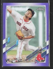 2021 Topps Chrome Update #USC49 Hirokazu Sawamura Purple Refractor RC (S)