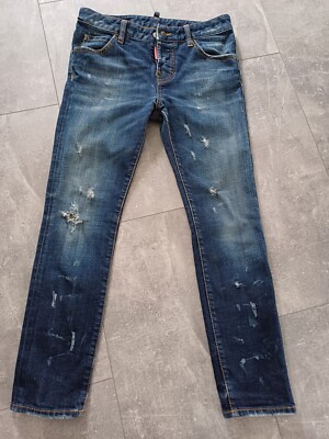 DSQUARED  CROPPED   JEANS GR.38