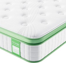 3FT Mattress Single, 10 Inch Hybrid Mattress, Orthopedic Gel Memory Foam