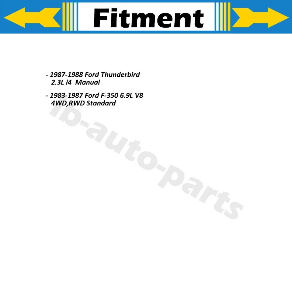 Eje trasero todas las juntas juntas juntas en U GMB para Ford F-350 1975 1976 1977 1978 1979 Foto 4 de 4