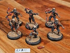 Warmachine Hordes Skorne Venator Slingers Metal Well Painted x6 AX101