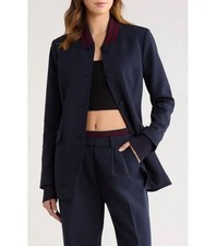 Favorite Daughter Varsity Blazer Navy Women's Medium