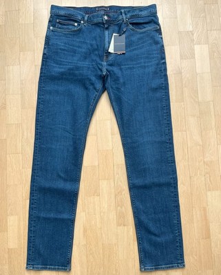 Tommy Hilfiger Herren XXL Jeans Hose Blau W40 L36 Bleeker Stretch Slim Fit NEU