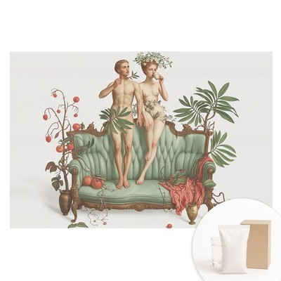 Non-Woven XXL Wallpaper 3D Effect Bedroom Classical Symmetry Surrealism