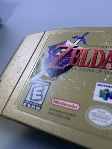 The Legend Of Zelda Ocarina of Time N64 Gold Collectors Edition Tested Authentic - Picture 2 of 6