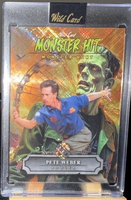 2025 Wild Card Pete Weber Pro Bowler Haunted Hits 1/1