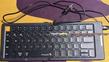 Wireless Bluetooth Mini Folding Keyboard Black
