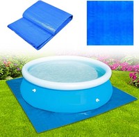 Bodentuch Schwimmbad Bodenplane 396X396 Cm Rechteckig Bodenschutz FüR Poolmatte