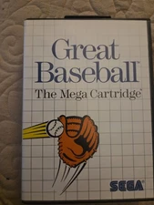 Great Baseball (Sega Master System, 1987) SMS Authentic Complete CIB Game VGC