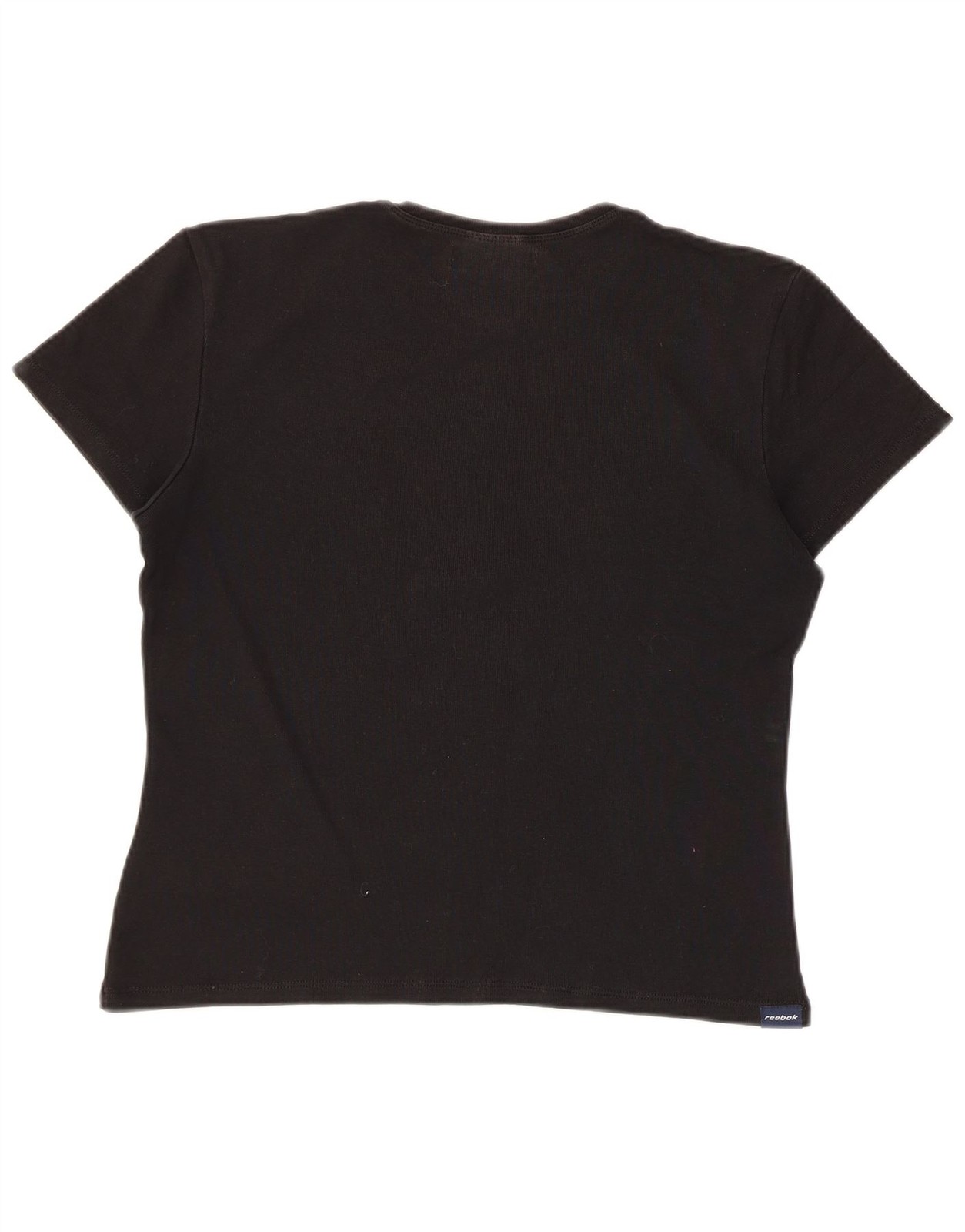 Reebok Womens T-Shirt Top UK 14 Large Black AO07 thumbnail 2