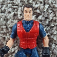 Chap Mei Animal Planet Scuba Diver Action Figure Toy Blue Red Outfit