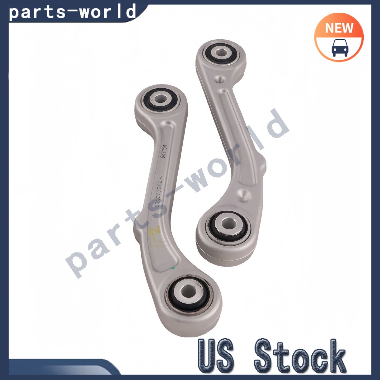 2X Rear Upper/Lower Control Arms fits Maserati Ghibli Quattroporte 2014+ 6700072