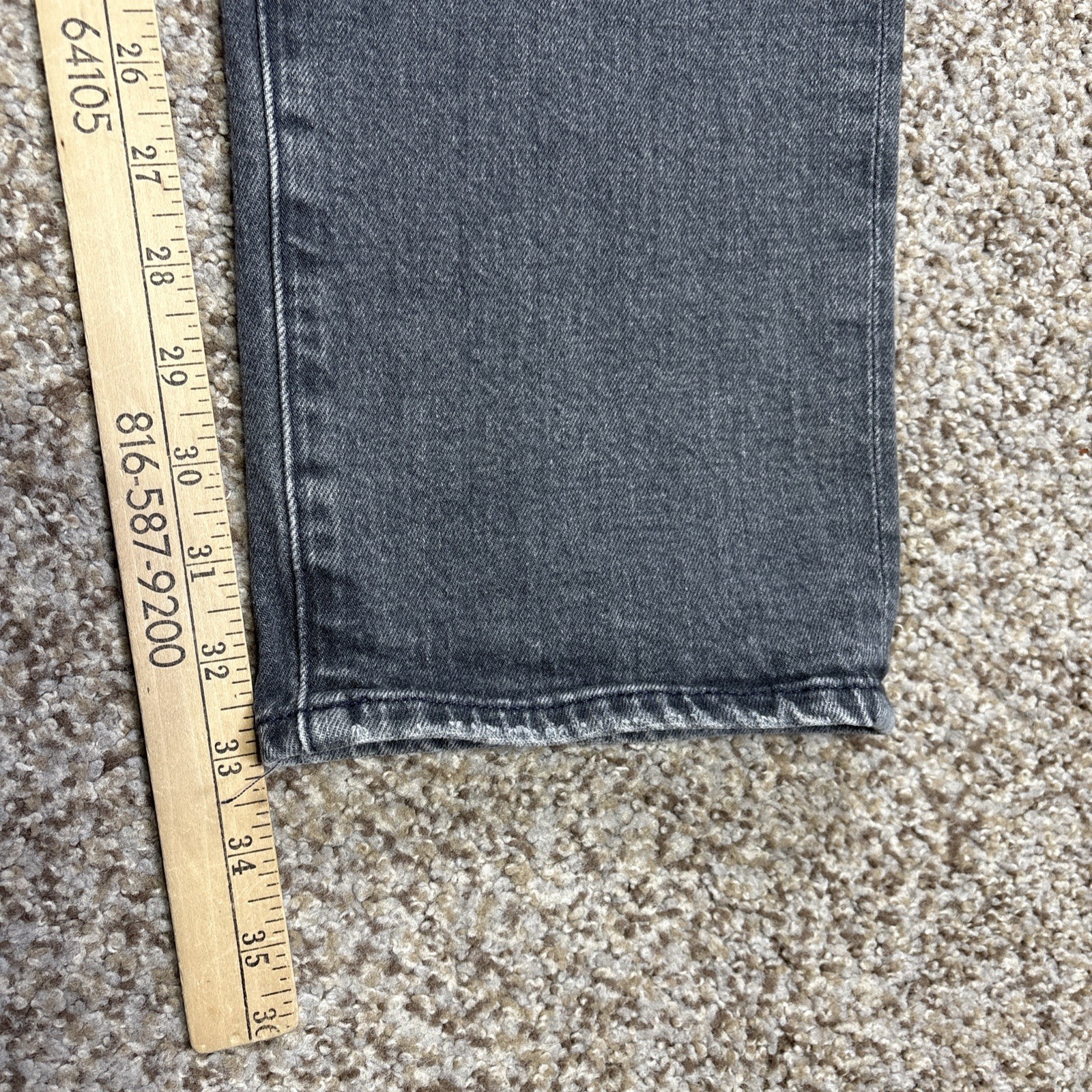 AG Adriano Goldschmied Jeans Mens 38 The Tellis Modern Slim Gray Fits 40 X 33 - View 11