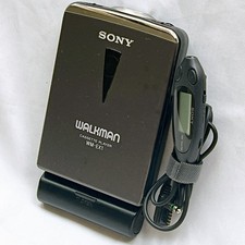 SONY WM-EX1 1994 Black Walkman Vintage Cassette Player Made in Japan Tested