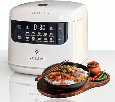 Mini Reiskocher Kleiner Multikocher 0,8L 3,5 Cup/1-4 Portionen, 10 Programme Für