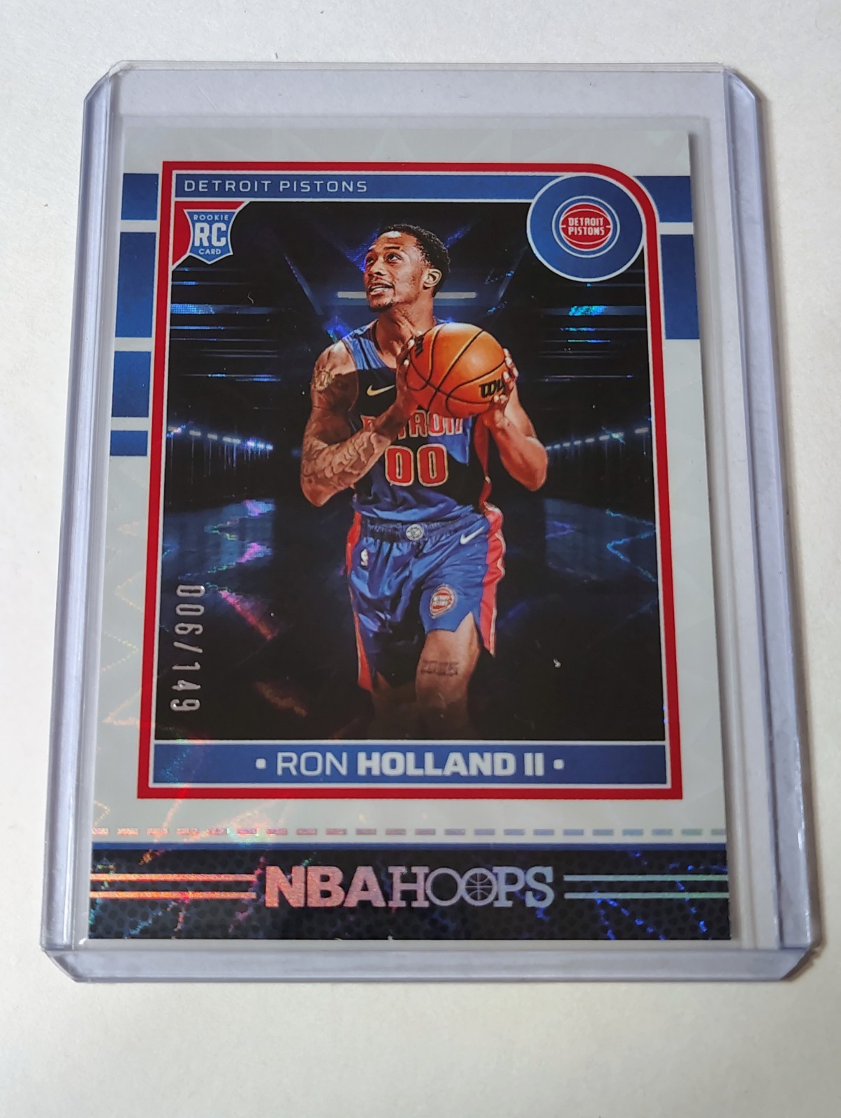 2024-25 Panini NBA Hoops - Rookies Ron Holland II #235 White Explosion /149 (RC)