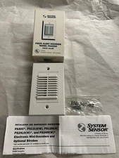 NEW System Sensor Model PA400W Piezo Alert Sounder-White