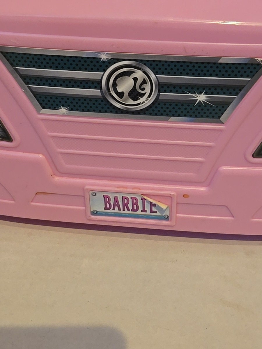 Barbie Coffret CampingCar de Rêve avec Tente sur Le Toit balançoire