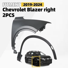 For 2019-2024 Chevy Blazer Front Fender and Wheel Flare Opening Molding Right
