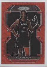 2022 Panini Prizm WNBA Ruby Wave Prizm A'ja Wilson #128 r5f