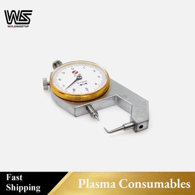 THICKNESS GAUGE GAGES 0.1mm INCREMENT 0~10mm PIN measure head DIAL PANEL
