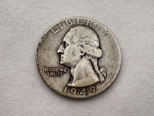 1949 P U.S. Washington Silver Quarter IU-4