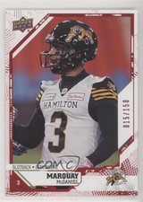 2019 Upper Deck CFL Red 15/150 Marquay McDaniel #119 0b3