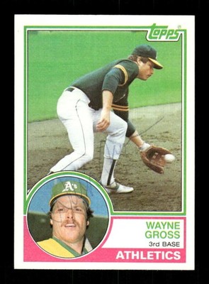 1983 Topps #503 Wayne Gross signed autograph  EXMT, centered, BP EAA1 BXCP71
