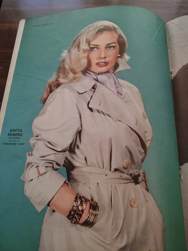 Photoplay Magazine December 1959 Tina Louise Ginger Cover Pinup — 第 3/4 张图片