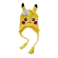 NWT Pokemon Women's Pikachu Knit Beanie Hat Emboidered Winter Novelty